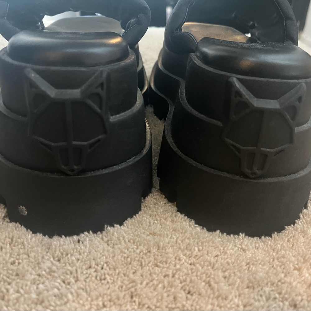 Naked Wolfe Black Platform Shoes